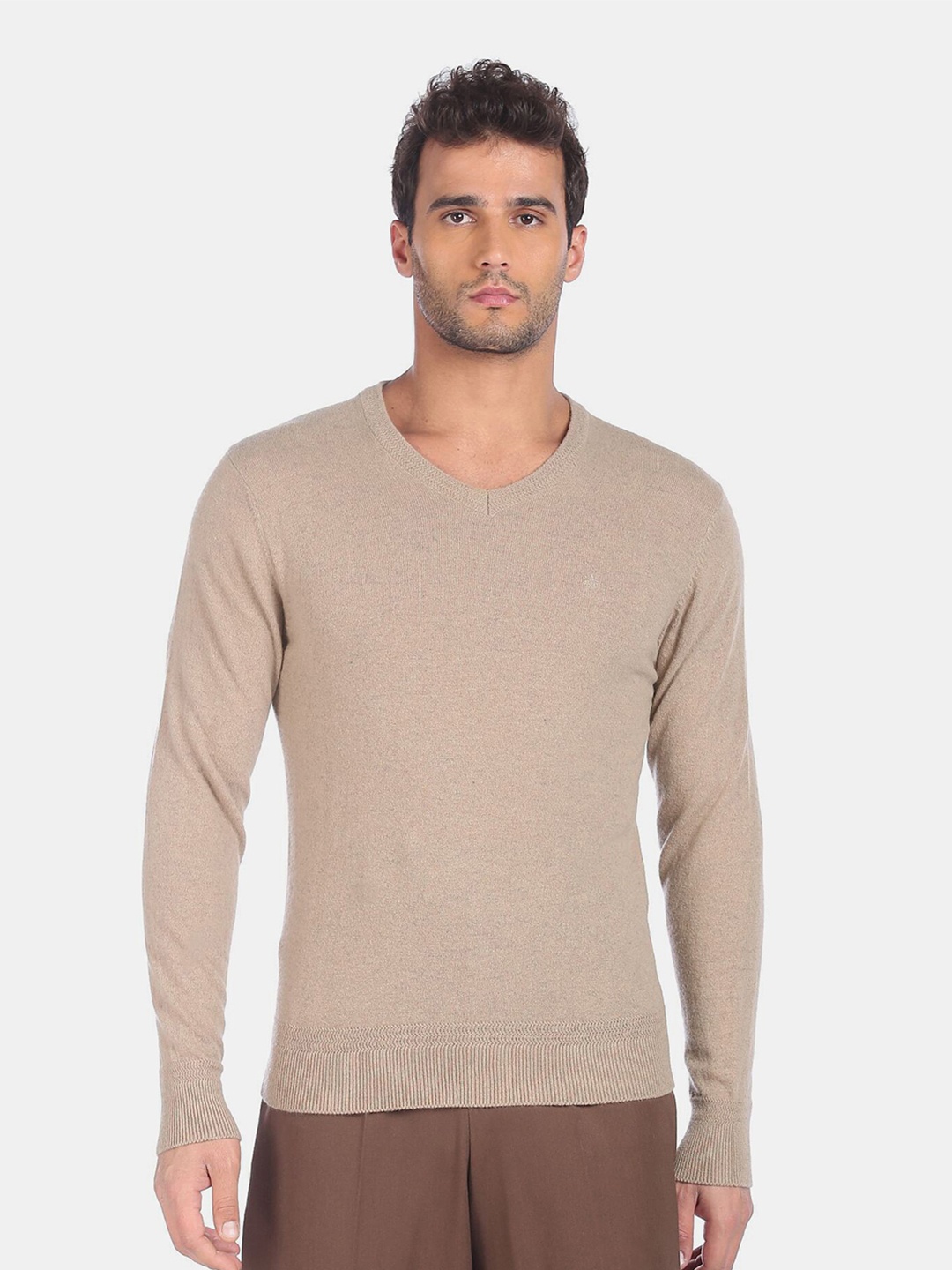 

Arrow Sport Men Beige Pullover