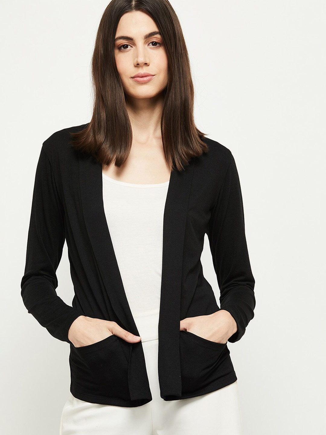 

max Women Black Shrug