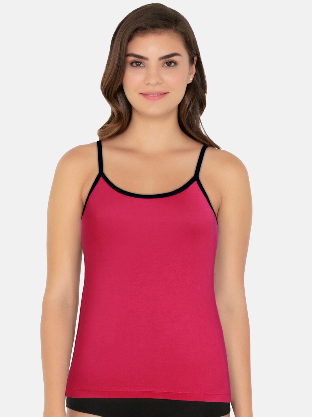 

Amante Women Red Solid Cotton Camisole SLT82401