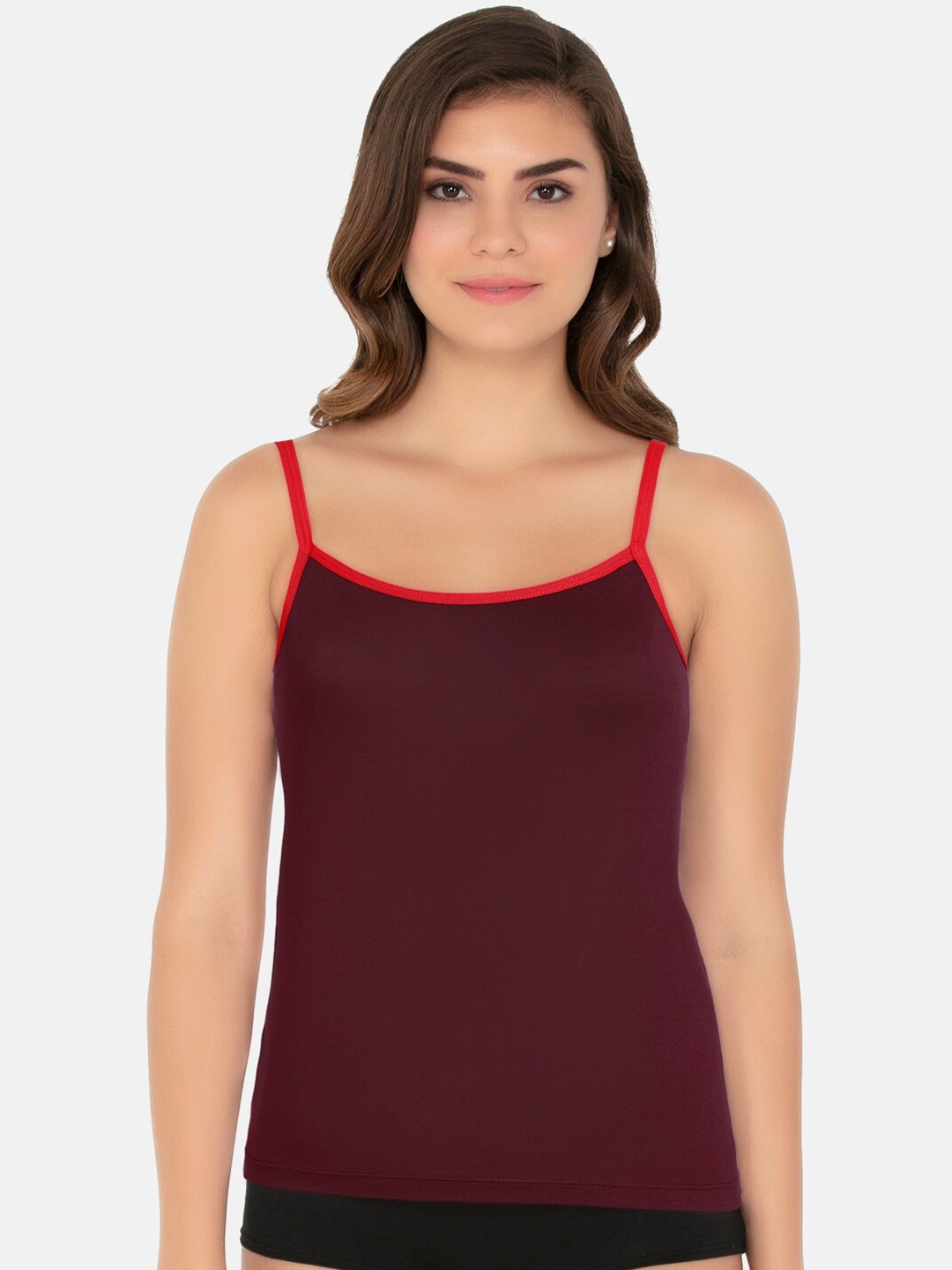 

Amante Women Maroon Solid Camisole