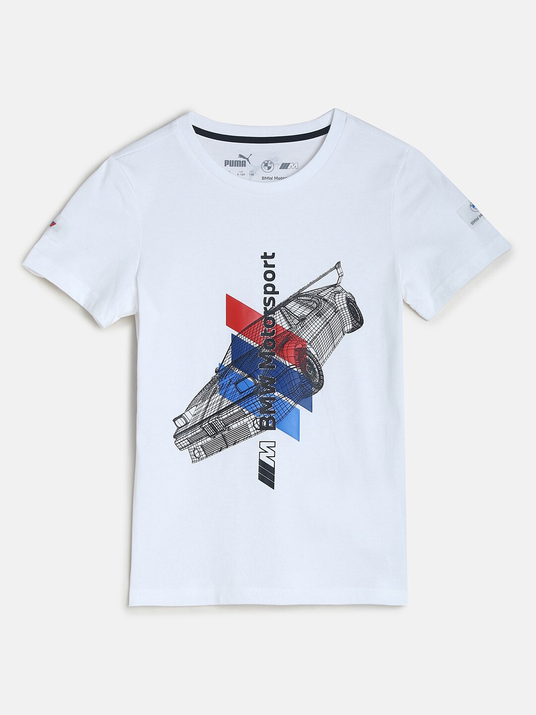 

Puma Kids White & Black BMW M Motorsport Street Printed T-shirt