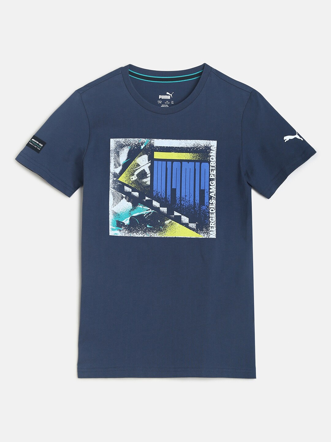 

Puma Kids Blue Mercedes AMG Petronas F1 Graphic T-Shirt