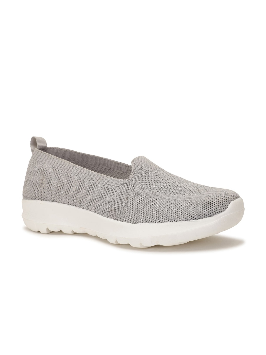 

North Star Women Grey Woven Design Slip-On Sneakers