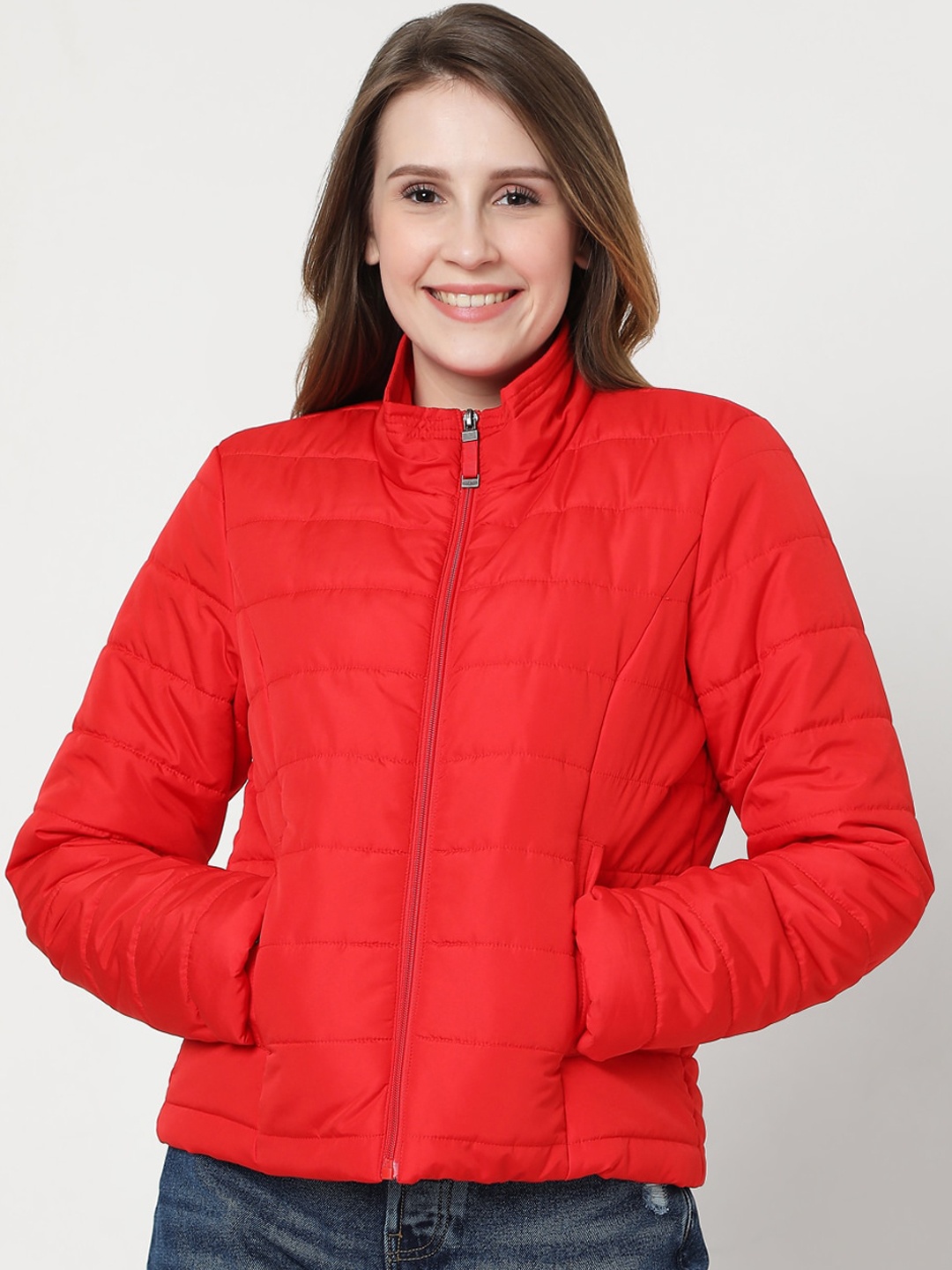 

Vero Moda Women Red Puffer Jacket