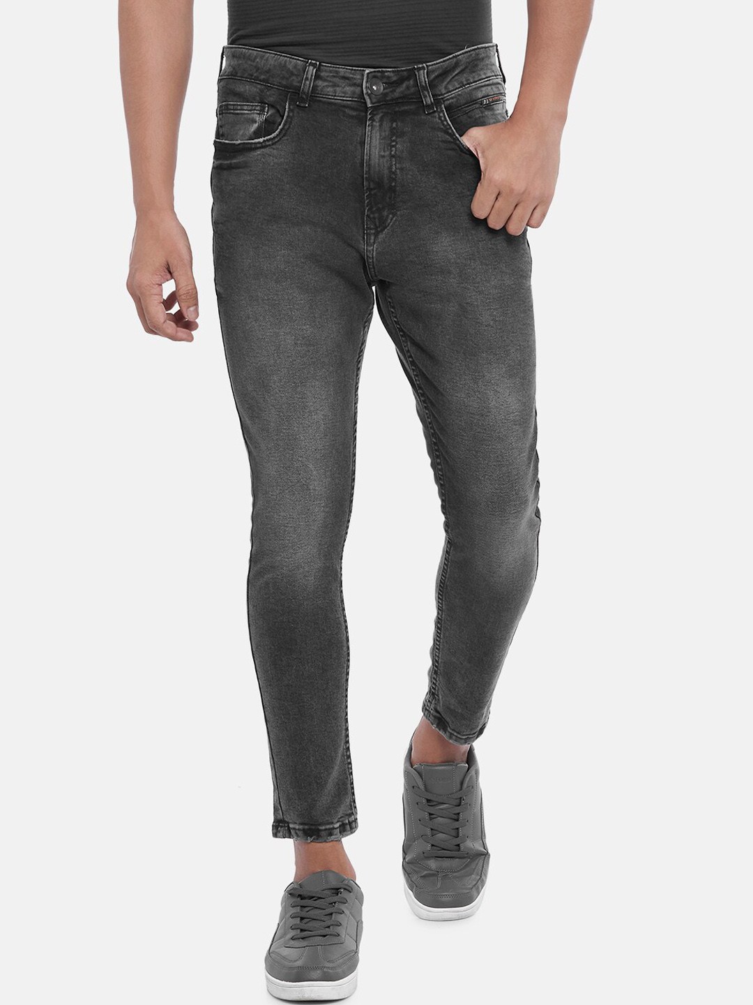 

SF JEANS by Pantaloons Men Grey High-Rise Heavy Fade Jeans