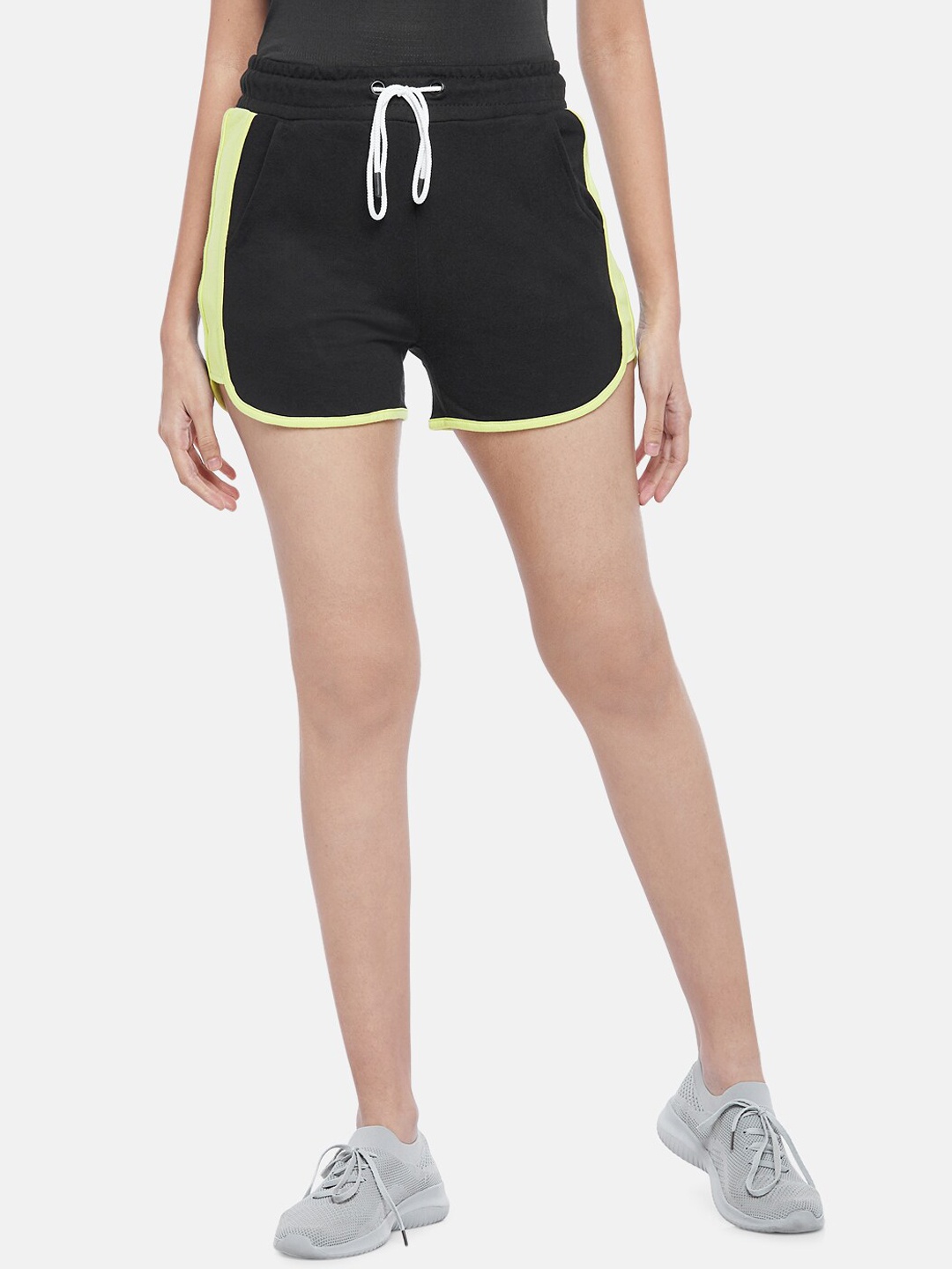 

Ajile by Pantaloons Women Black Sports Shorts