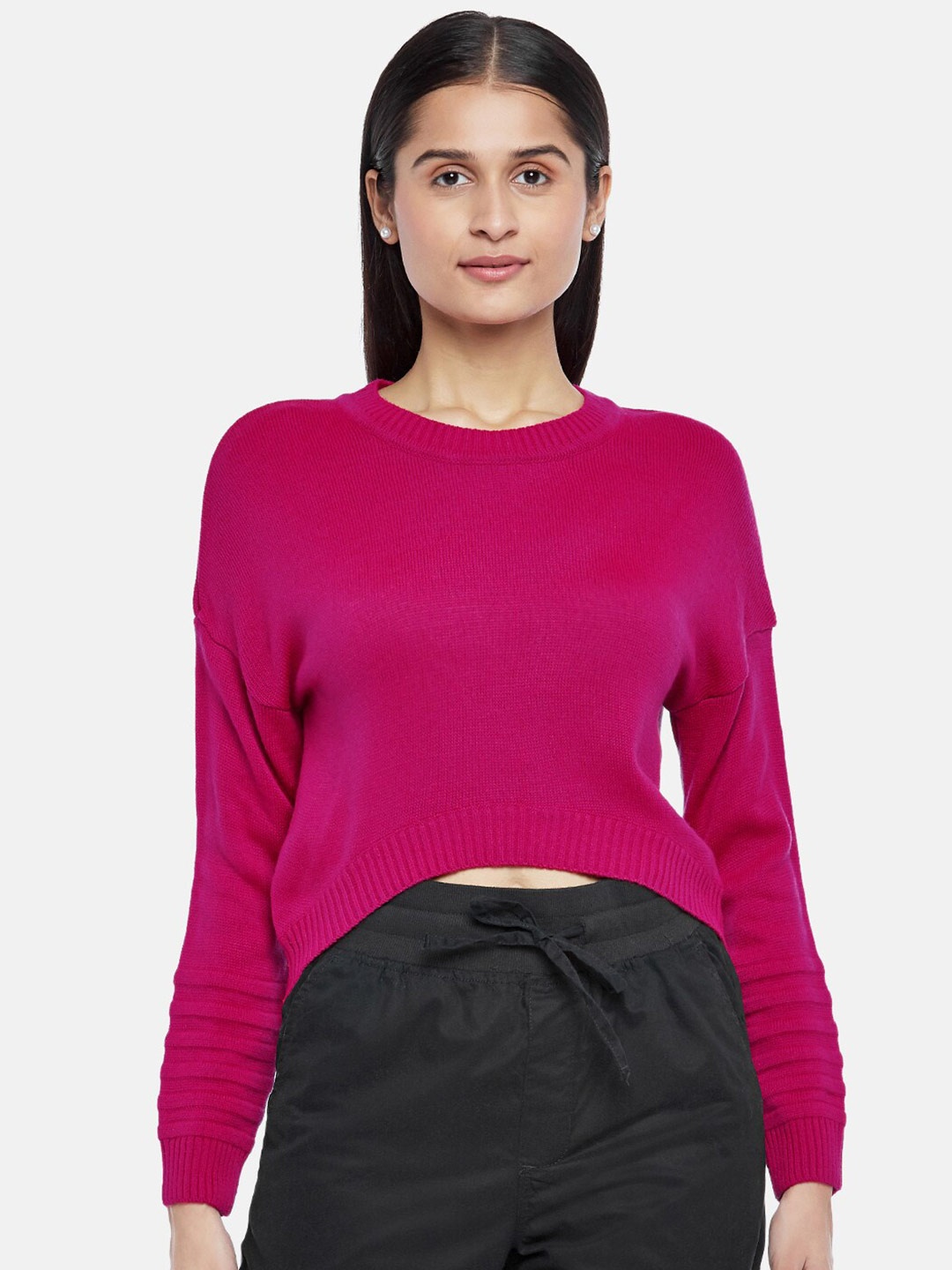 

Honey by Pantaloons Women Fuchsia Pullover