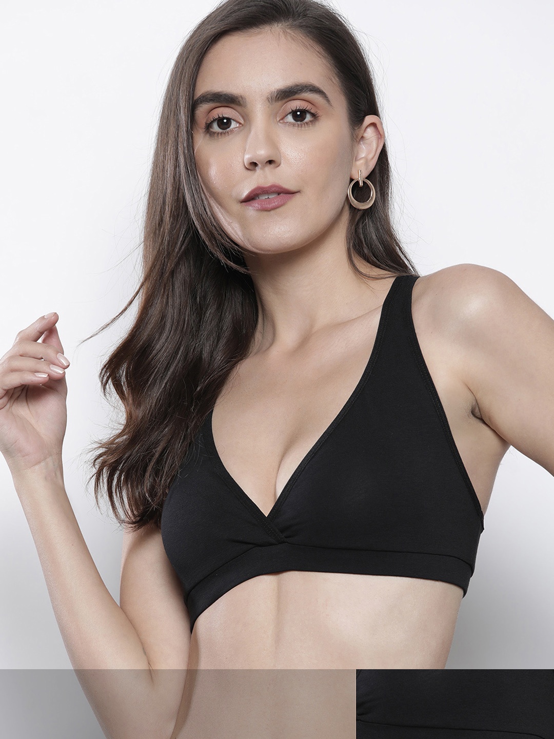 

DeFacto Women Pack of 2 Black Solid Bras V2732AZ