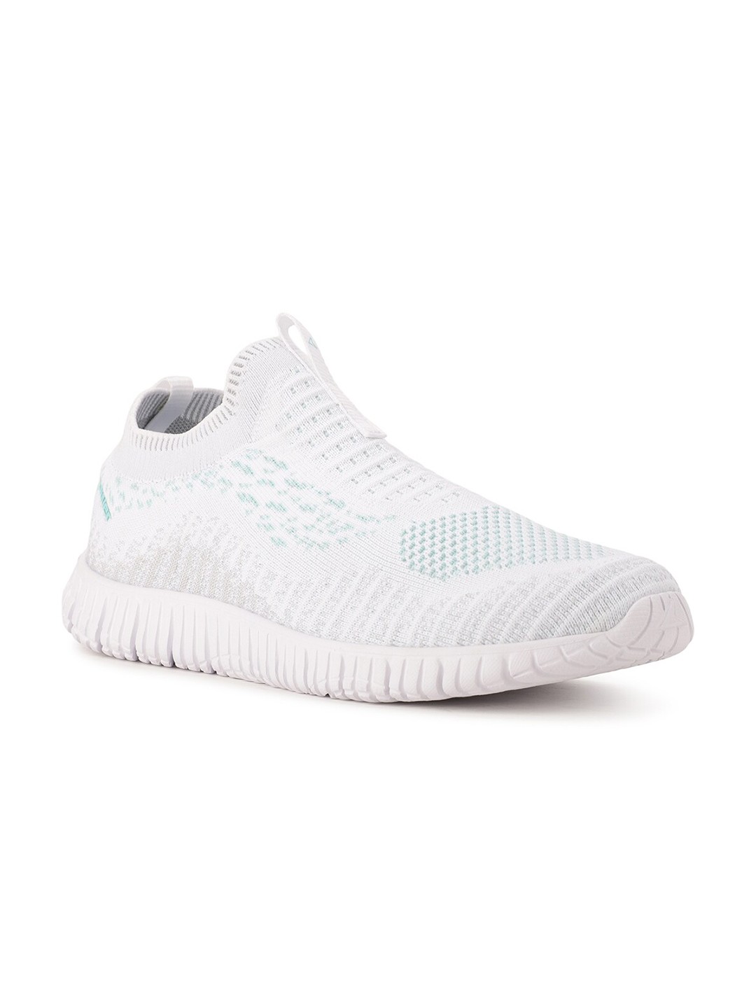 

Power Women White Textile Walking Non-Marking Shoes