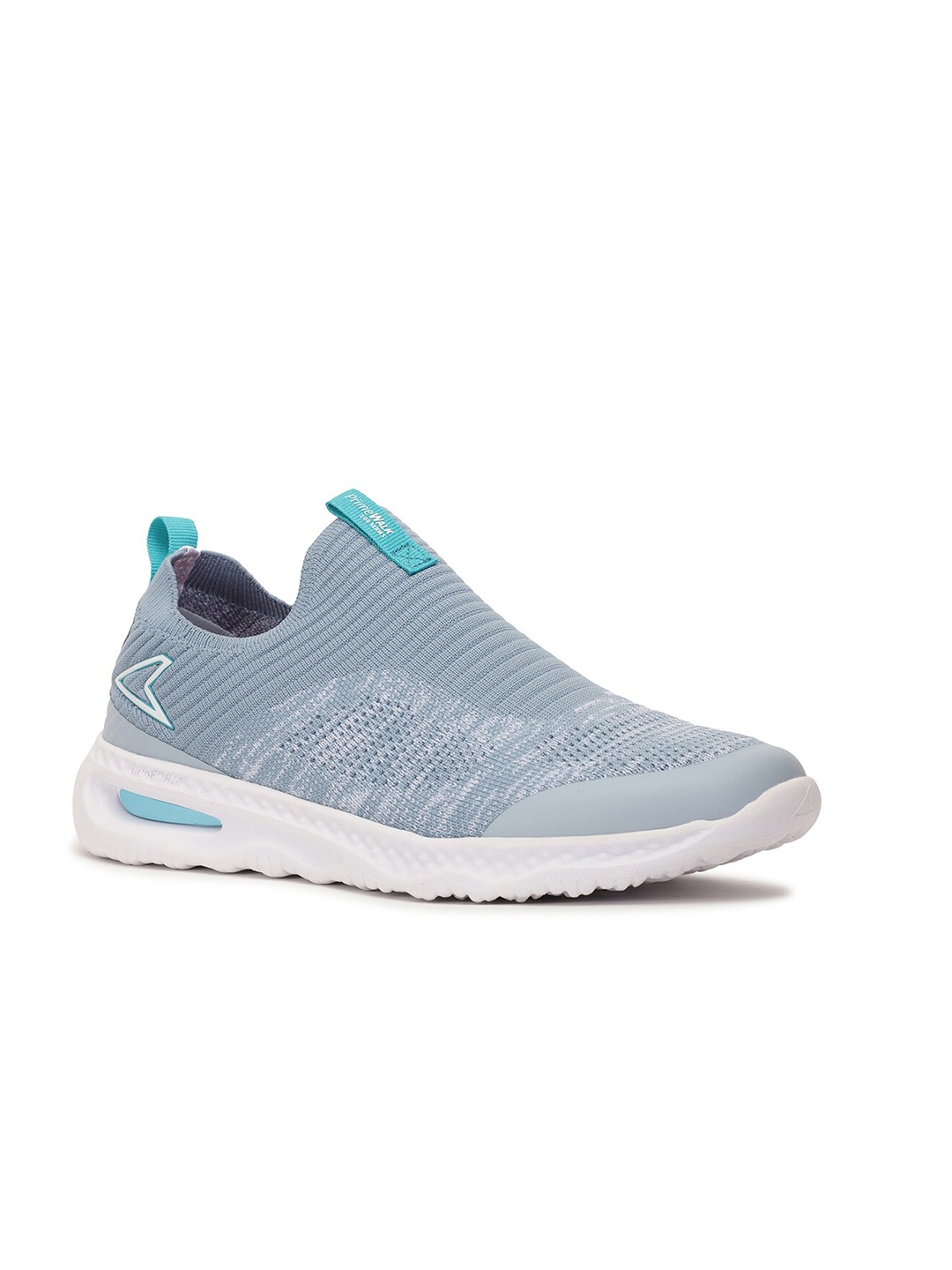 

Power Women Blue Textile Walking Non-Marking Shoes