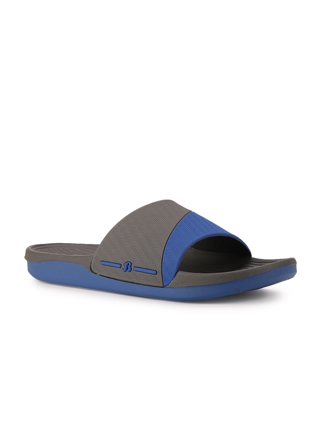 

Sandak by Bata Men Grey & Blue Thong Flip-Flops