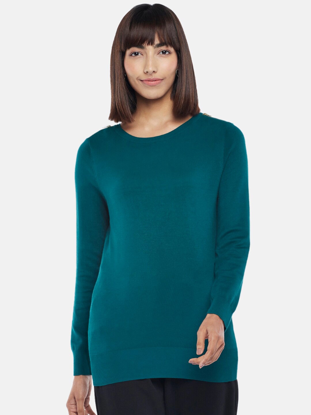 

Annabelle by Pantaloons Teal Blue Top