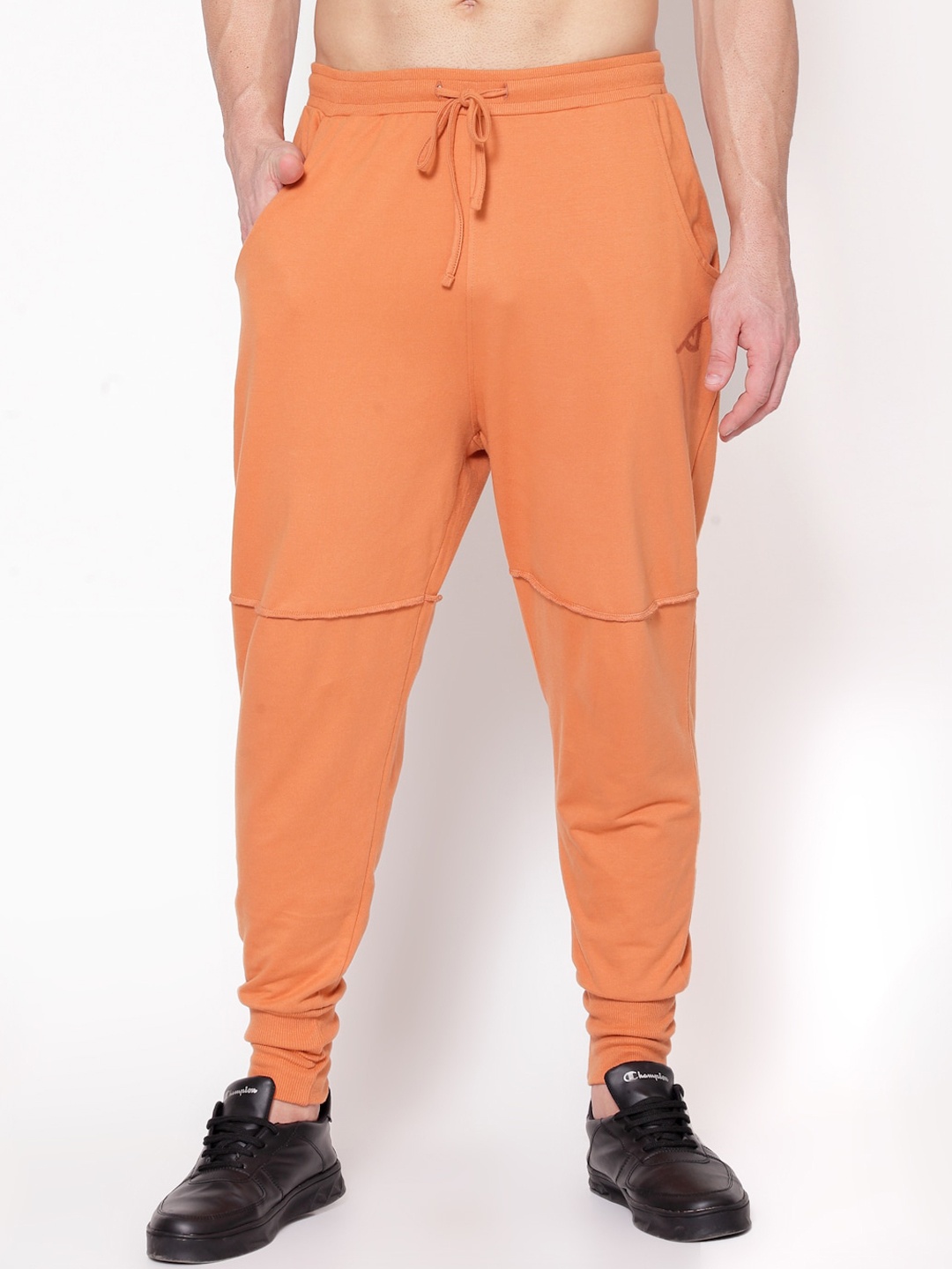 

I Am Animal Men Orange Organic Cotton Loose Fit Storm Joggers