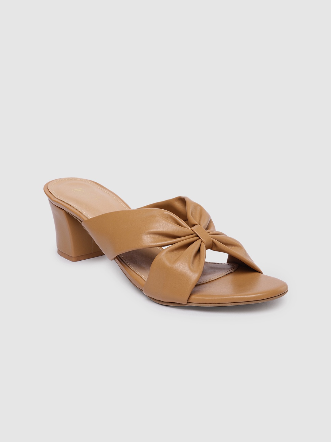 

Inc 5 Women Beige Solid Block Heels