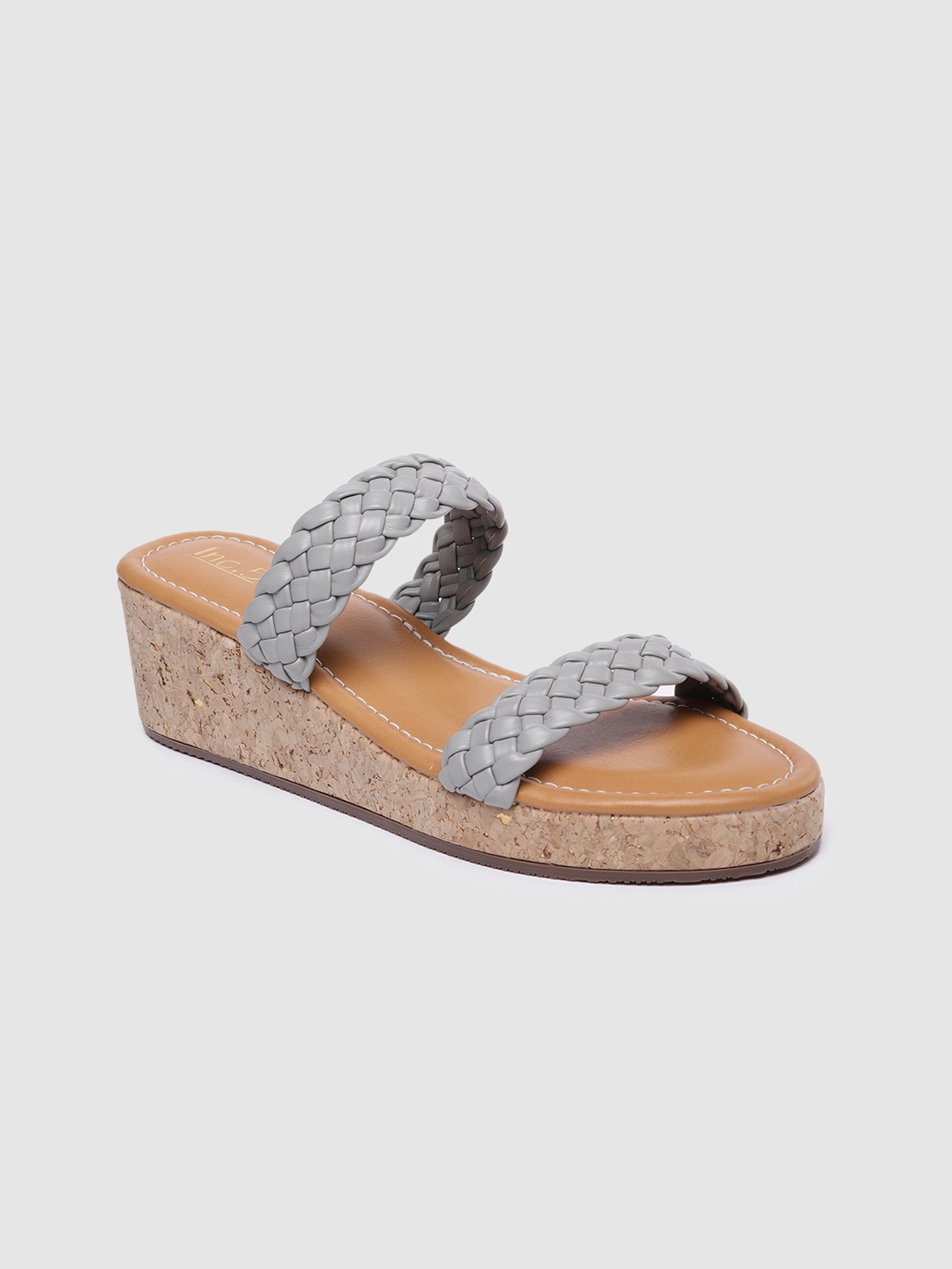 

Inc 5 Grey Woven Design Wedges