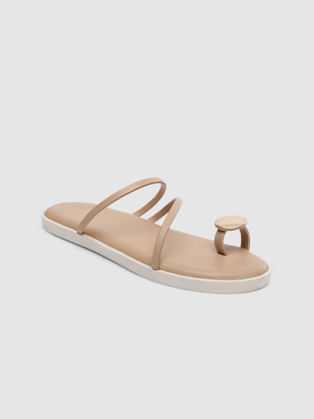 

Inc 5 Women Beige One Toe Flats