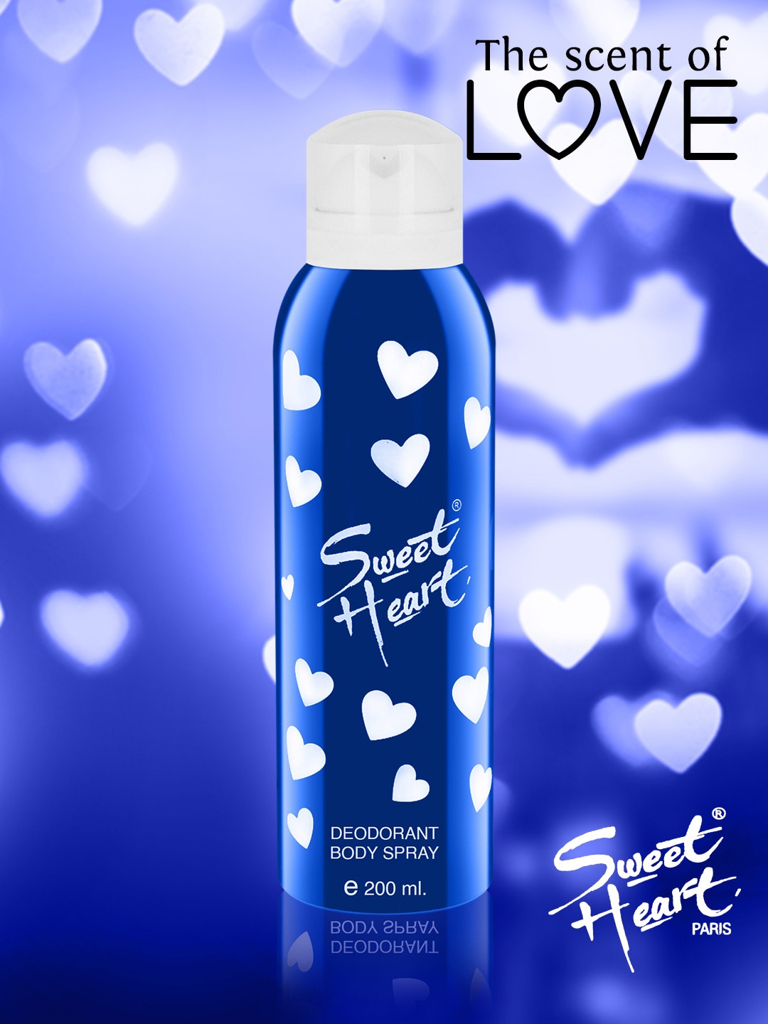 

Sweetheart Set of 4 Blue Deodorant Perfumed Bodyspray 200 Ml