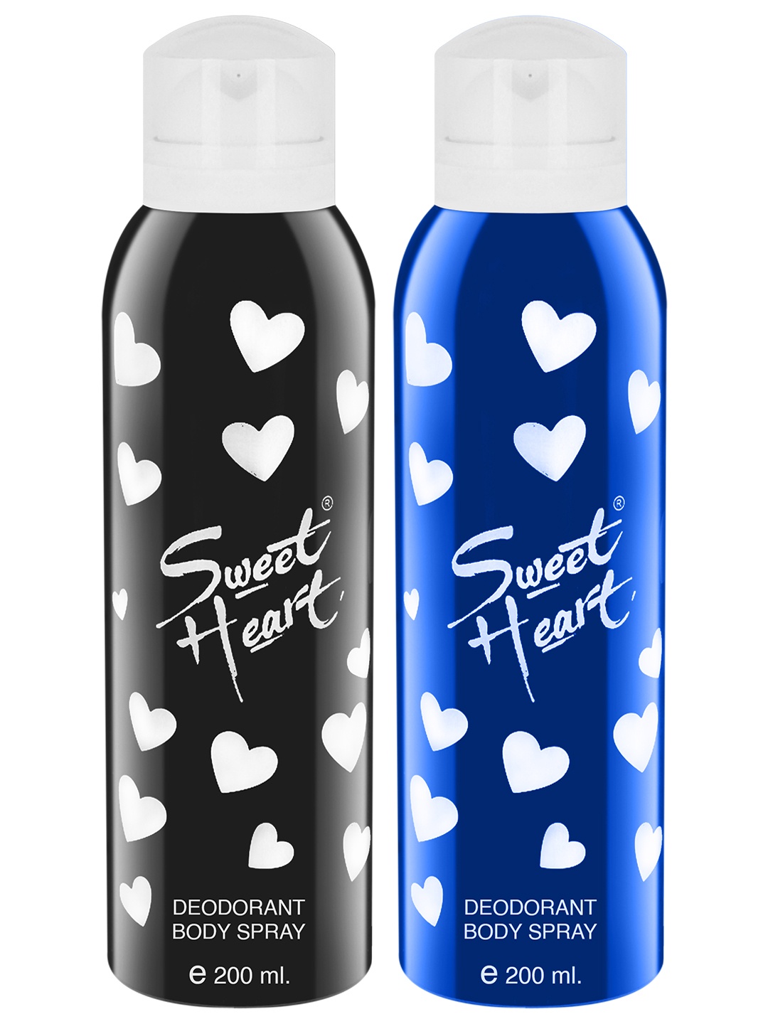 

Sweetheart Blue & Black Pack Of 2 Deodorants 200 ml Each