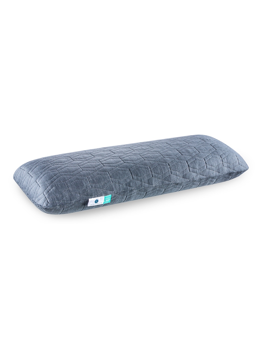 

The White Willow Grey Solid Memory Foam Half Body Multipurpose Therapedic Pillow