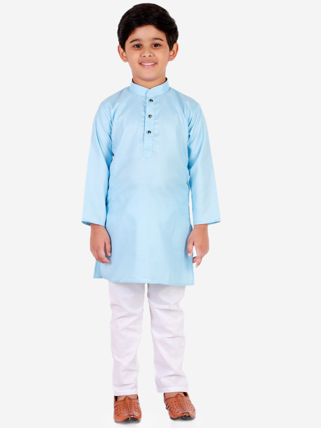 

Pro-Ethic STYLE DEVELOPER Boys Blue Kurta with Churidar