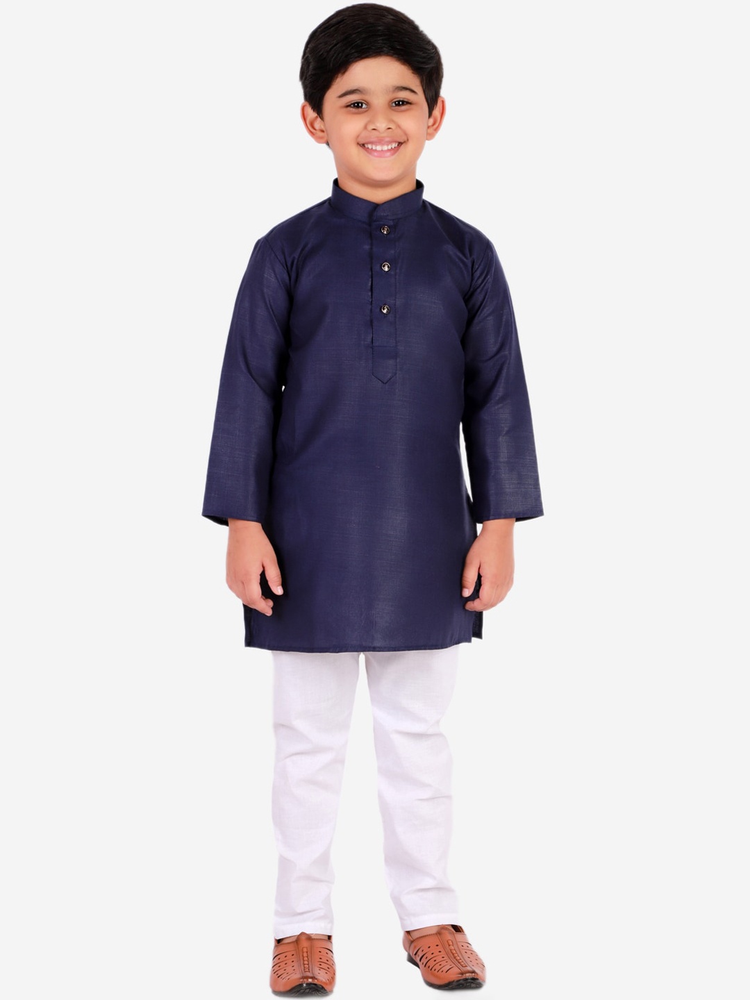 

Pro-Ethic STYLE DEVELOPER Boys Blue Kurta with Pyjamas