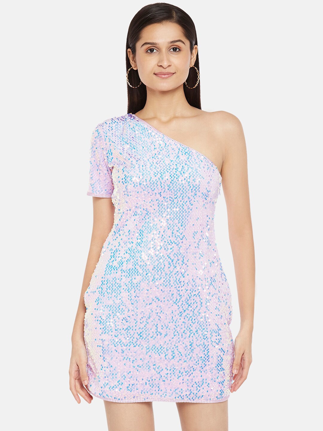 

People Pink Floral Sheath Dress