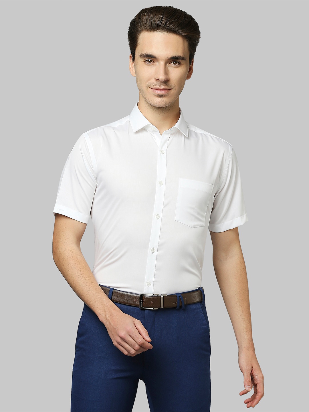 

Park Avenue Men White Formal Shirt