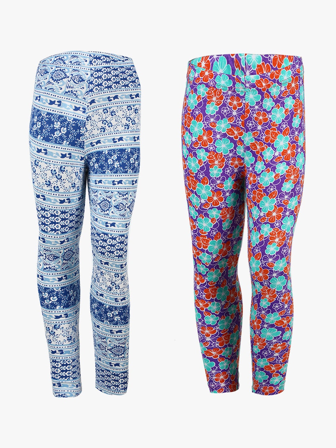 

SAVAGE Girls Pack of 2 Pure Cotton Lounge Pants, Assorted