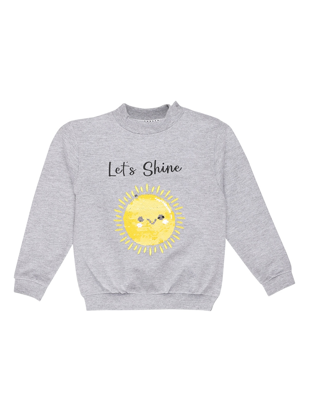 

The Mom Store Unisex Kids Grey Printed Sweatshirt