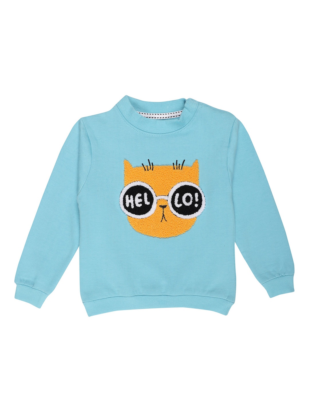 

The Mom Store Unisex Kids Blue Printed Sweatshirt