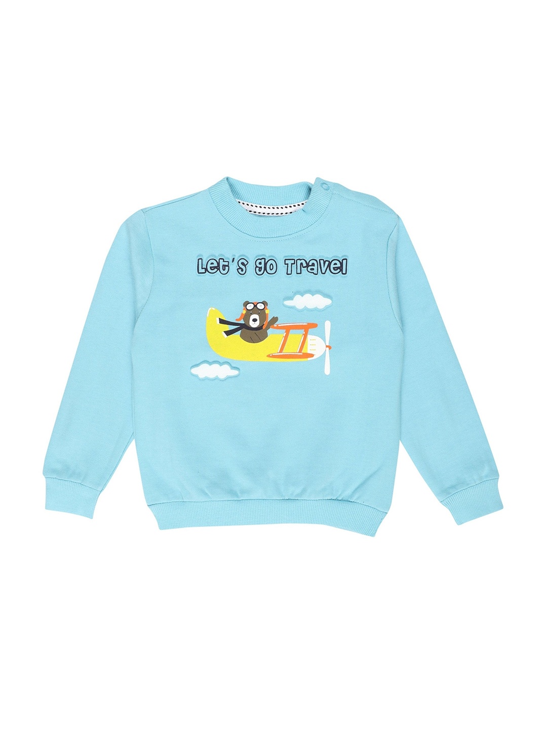 

The Mom Store Unisex Kids Peach-Coloured Printed Sweatshirt