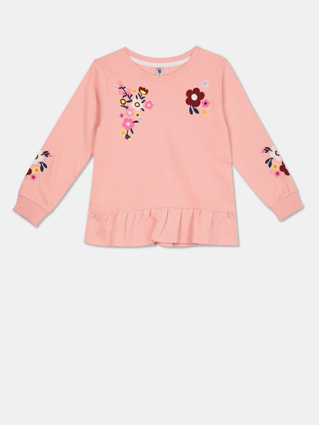 

Cherokee Girls Pink Printed Sweatshirt