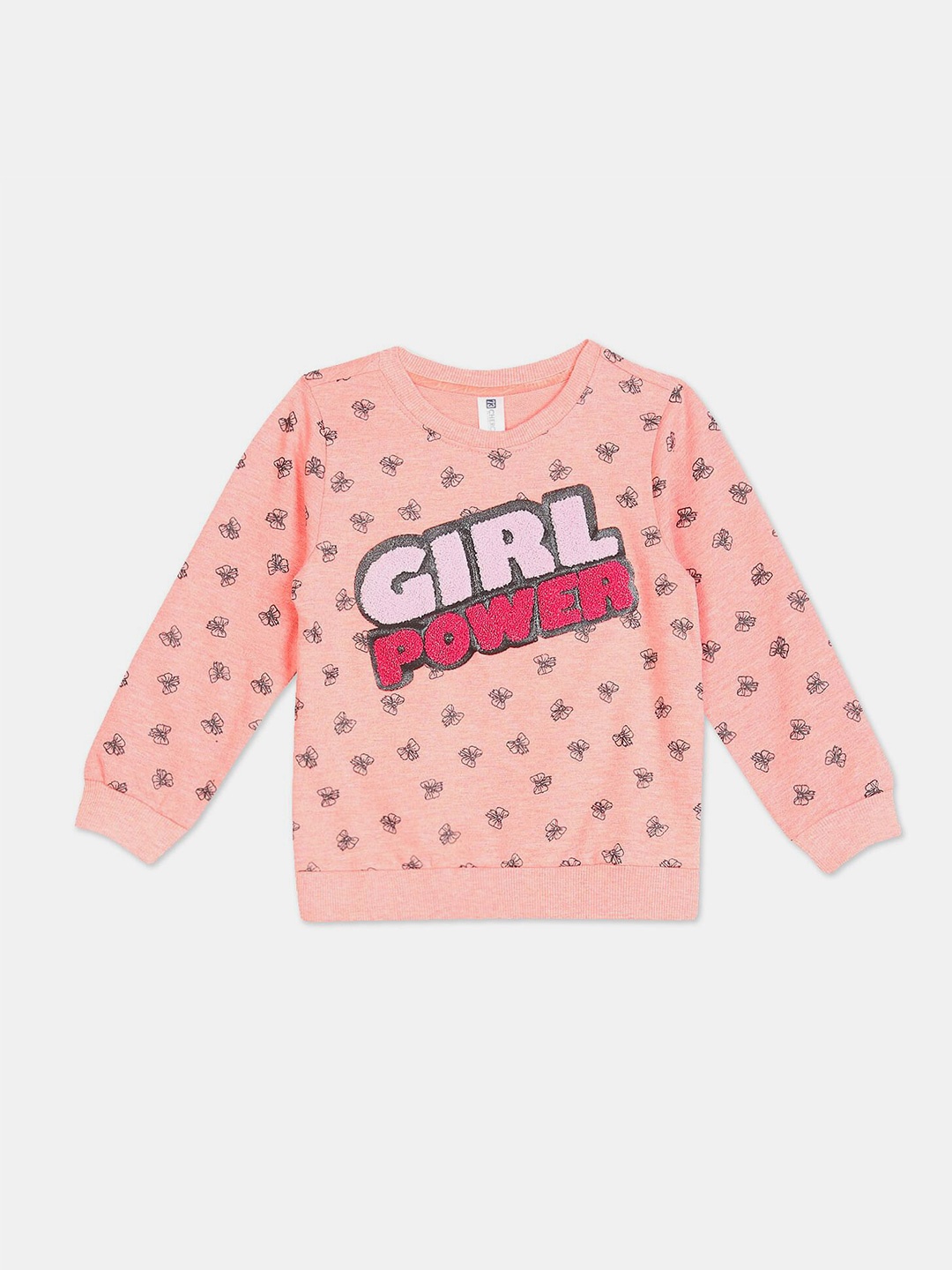 

Cherokee Girls Pink Printed Sweatshirt