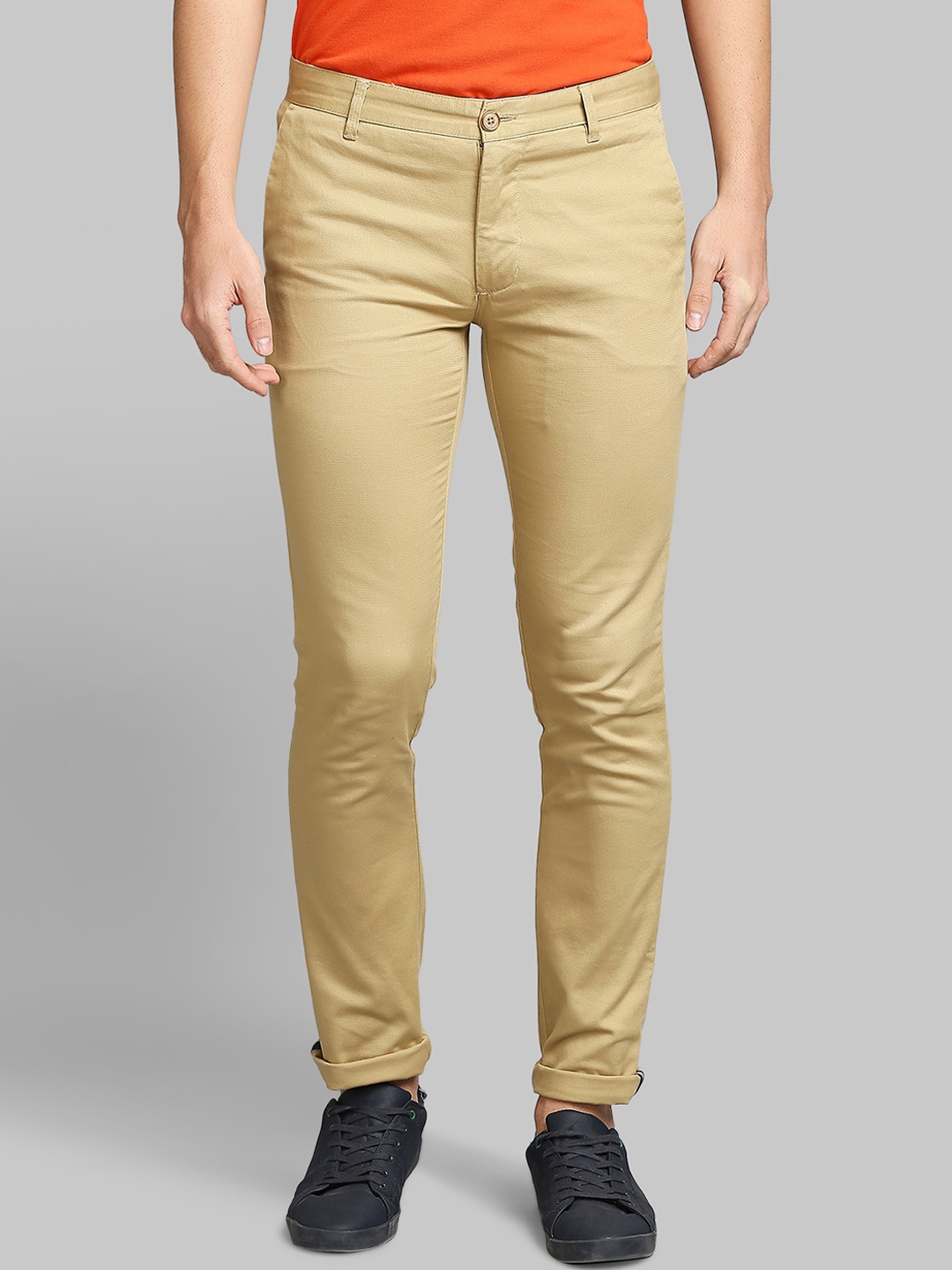 

Parx Men Beige Trousers