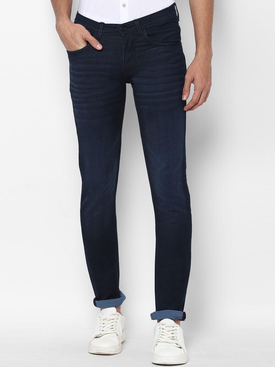 

Allen Solly Men Navy Blue Skinny Fit Jeans