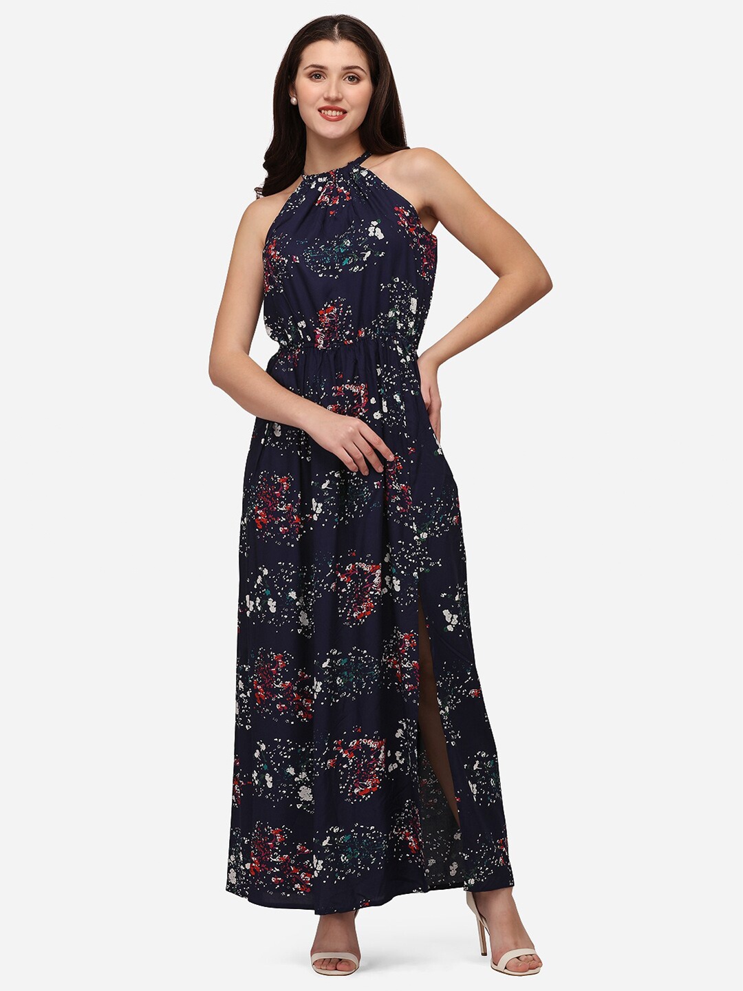 Smarty Pants Blue Maxi Dress
