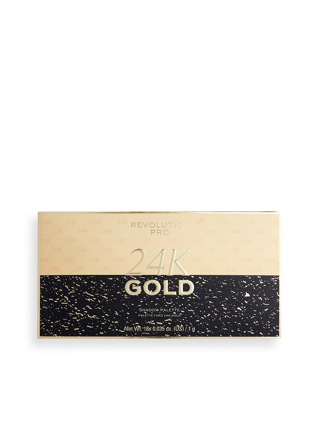 

Makeup Revolution London Revolution Pro 24K Gold Eyeshadow Palette, Multi