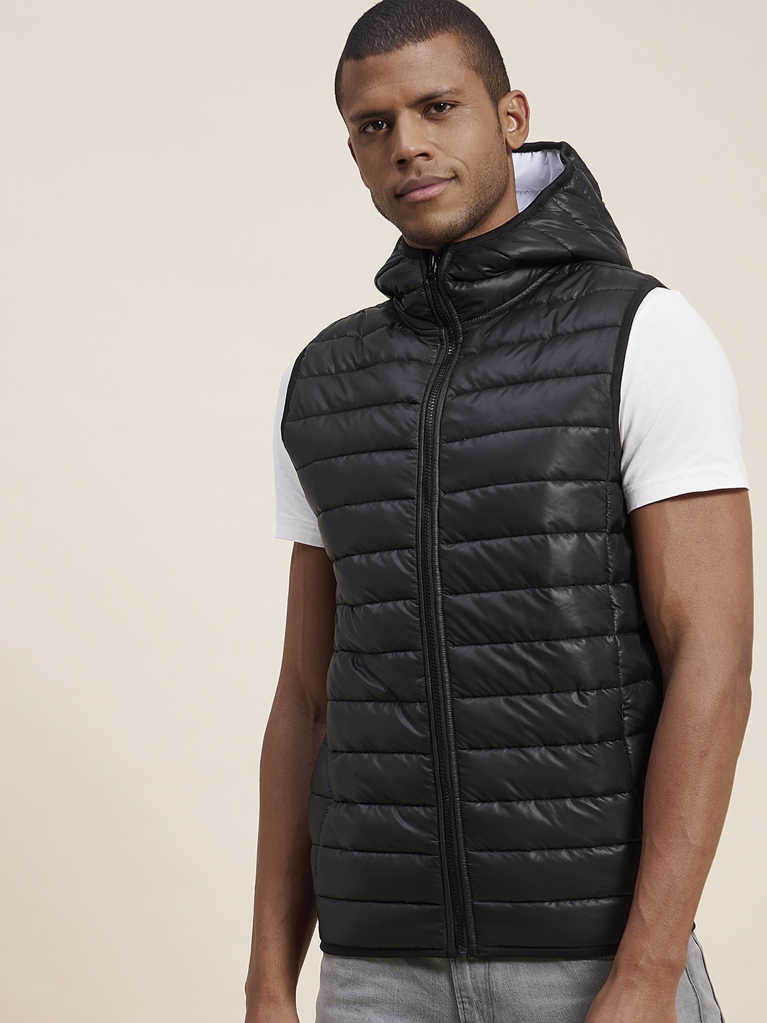 

MASCLN SASSAFRAS Men Black Puffer Jacket