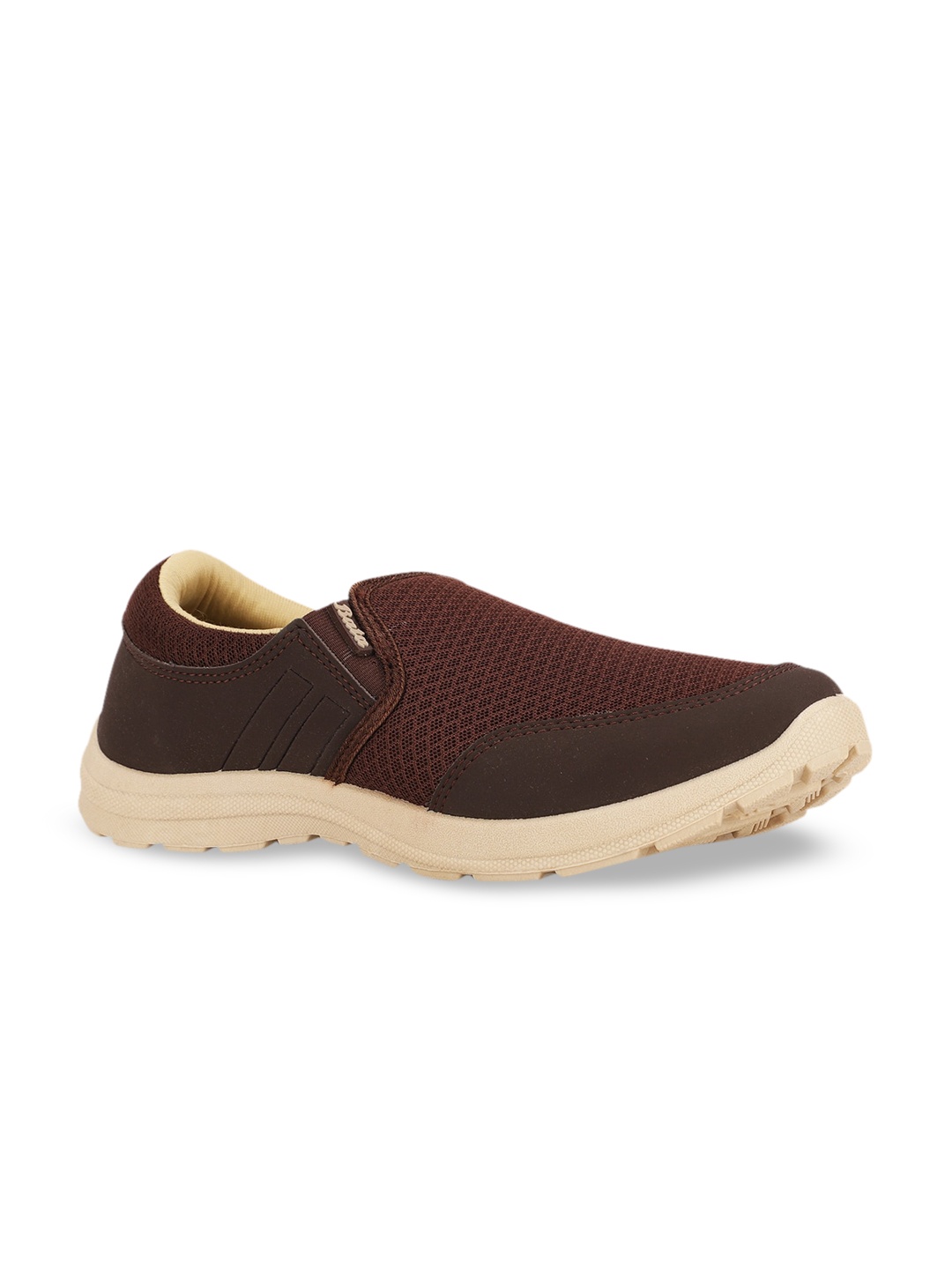 

Bata Men Brown Woven Design Slip-On Sneakers