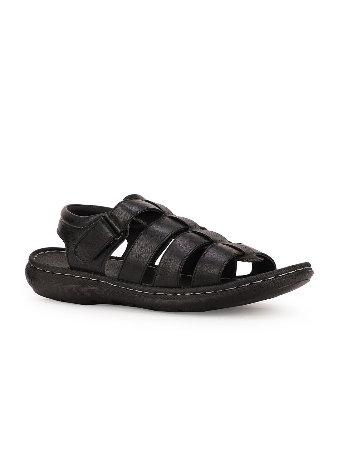 

Bata Men Black Comfort Sandals
