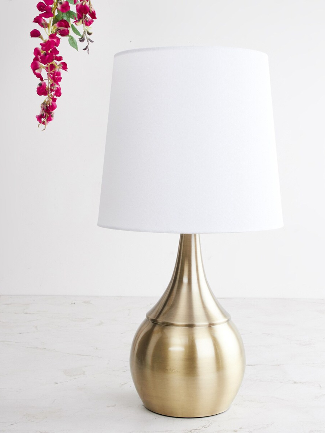 

Albama Metal Touch Table Lamp, White