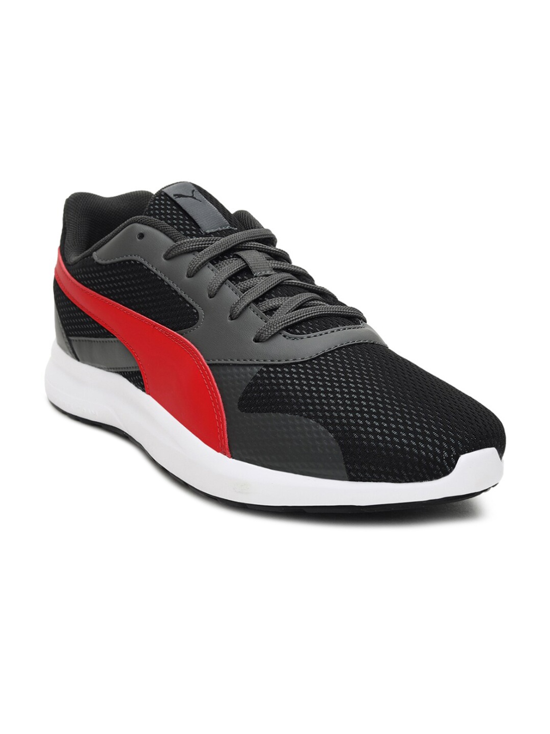 

Puma Men Grey & Black Sneakers
