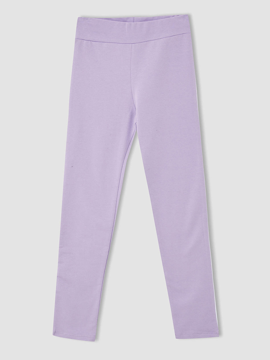 

DeFacto Girls Lavender Solid Ankle Length Leggings