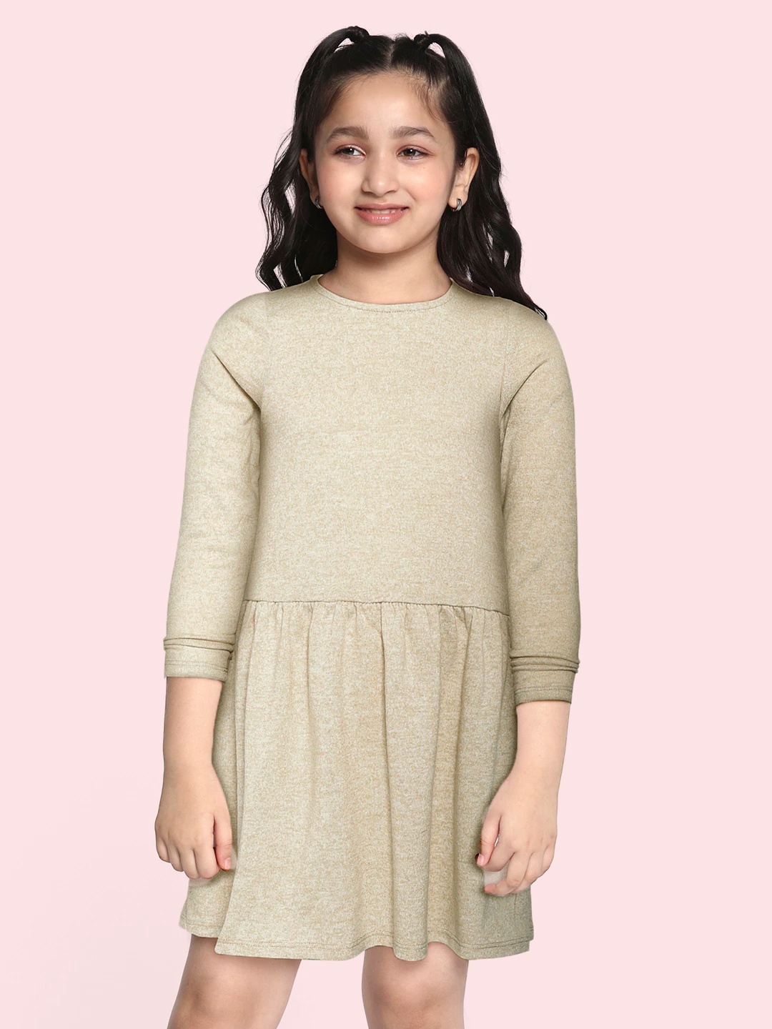 

DeFacto Girls Beige A-Line Dress