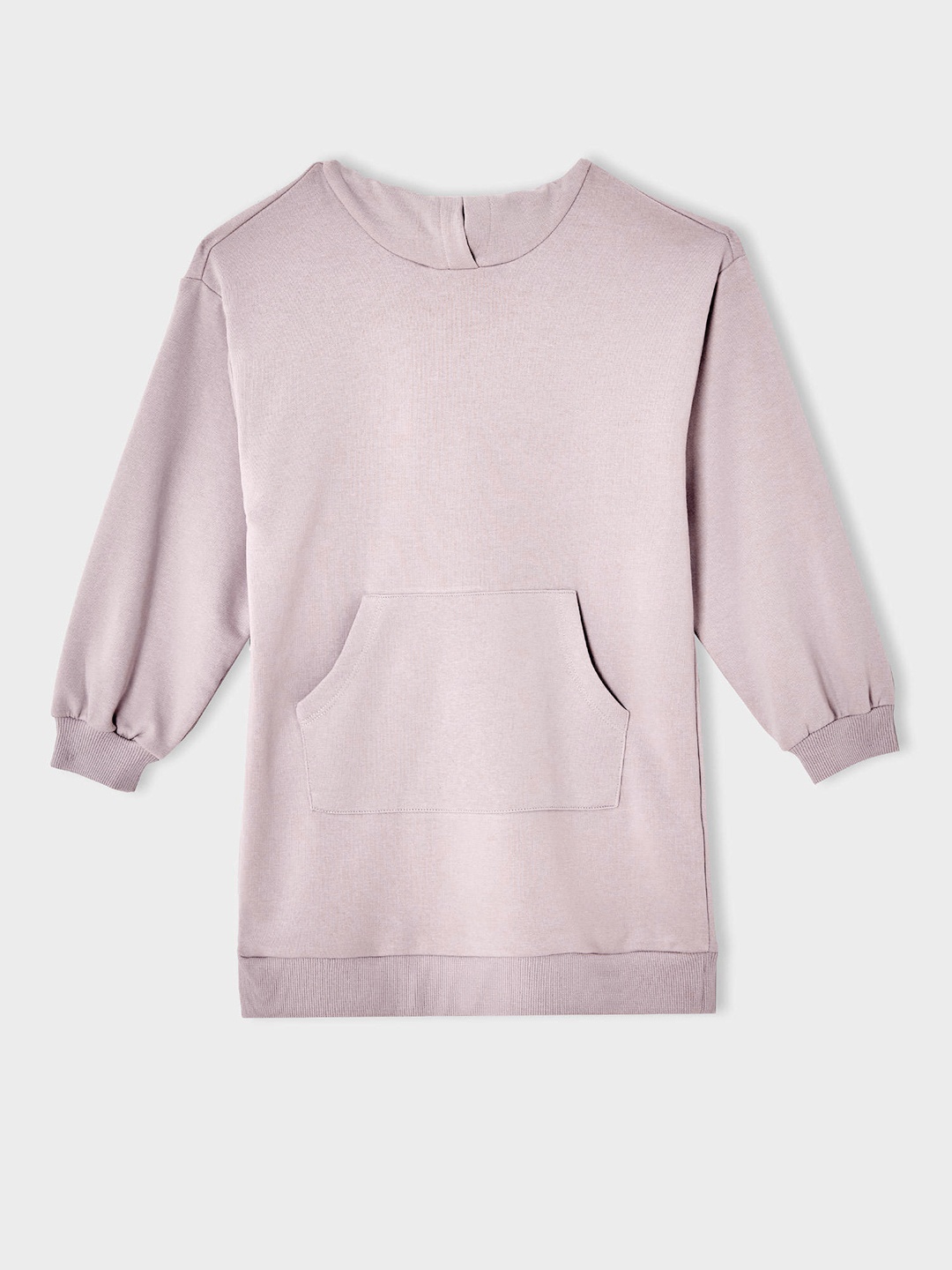 

DeFacto Girls Cotton Knee Length Jumper Dress, Pink