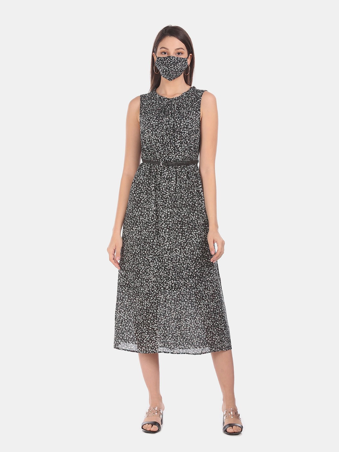 

Cherokee Black Animal Dress