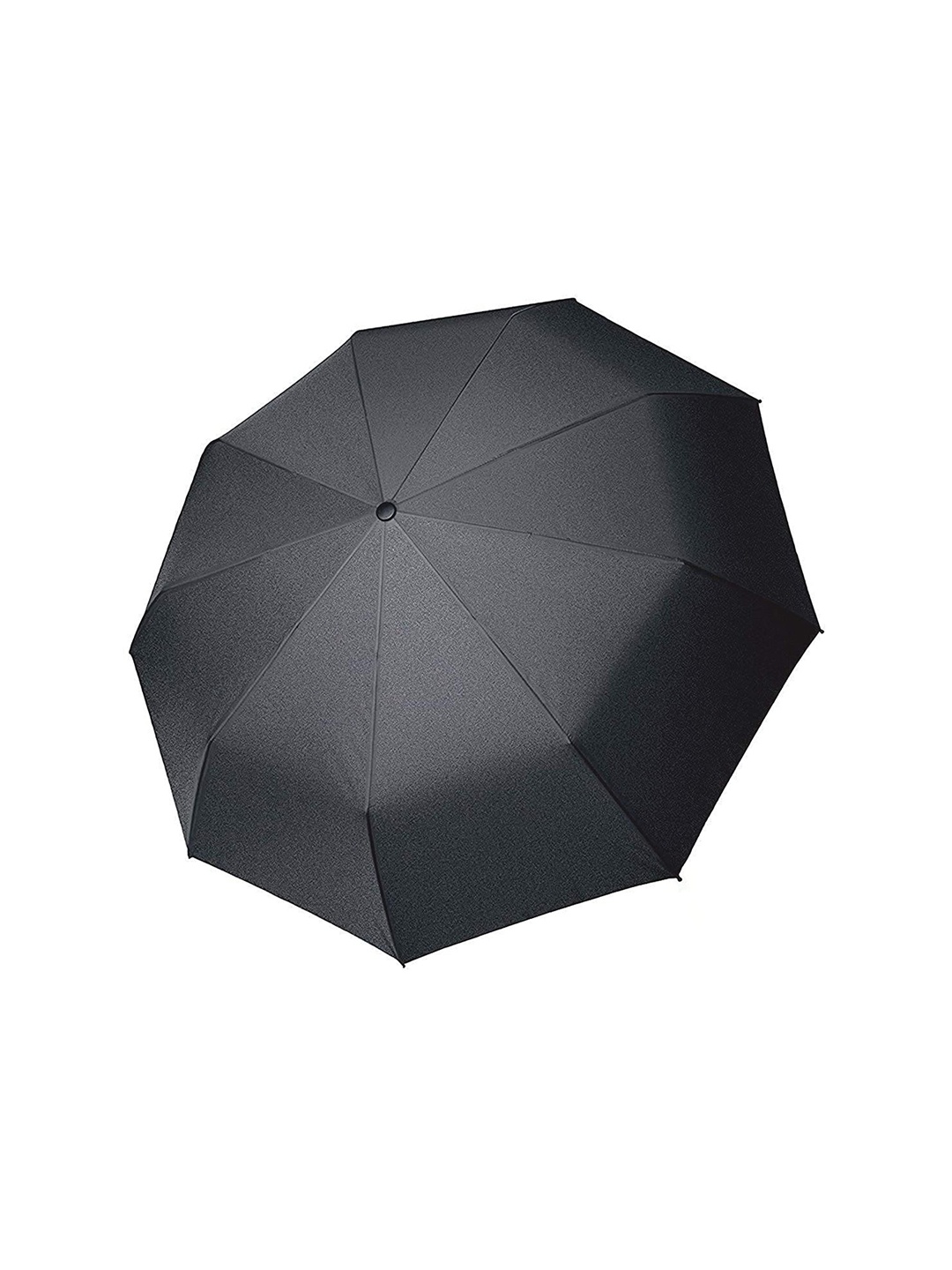 

Frabble8 Black Solid 3-Fold Fully Automatic Umbrella With Cover