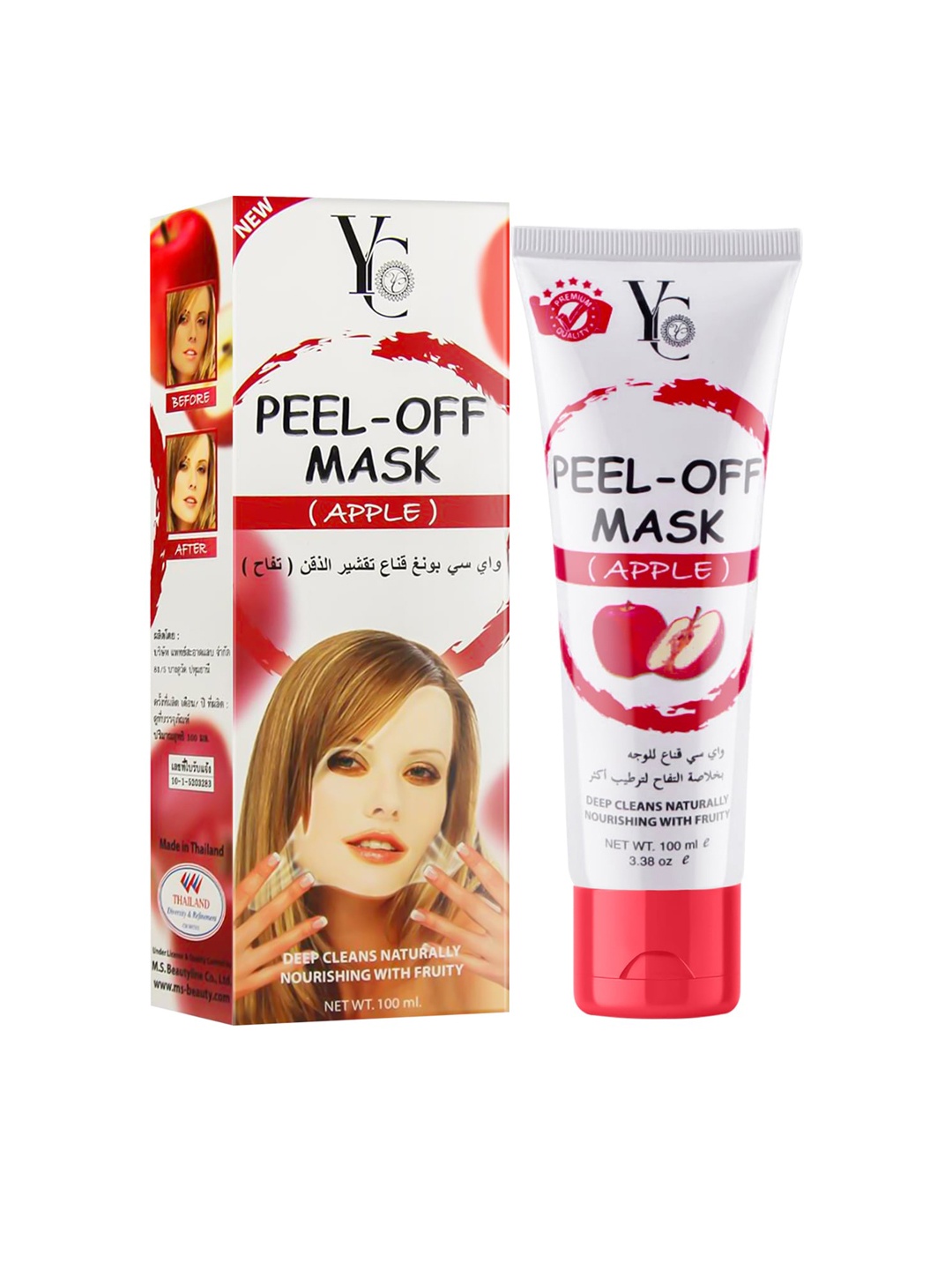 

Yc Apple Peel off Mask 100ml, White