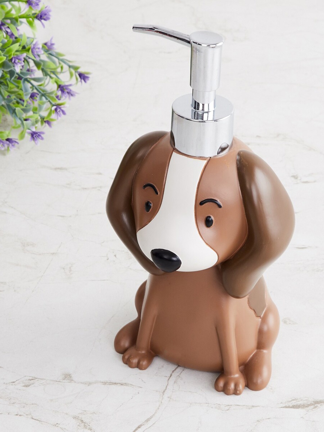 

Home Centre Brown late Everland Brown Polyresin Soap Dispenser