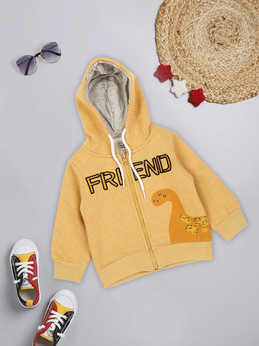 

MeeMee Boys Yellow Lightweight Open Front Jacket